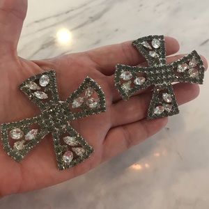 Rhinestone Maltese Crosses
